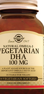 Solgar Natural Omega-3 Vejeteryan DHA 100 MG 30 Tablet